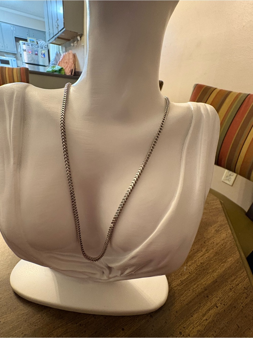 925 Sterling Silver Franco Chain Necklace 18” 3.1mm 7.1g